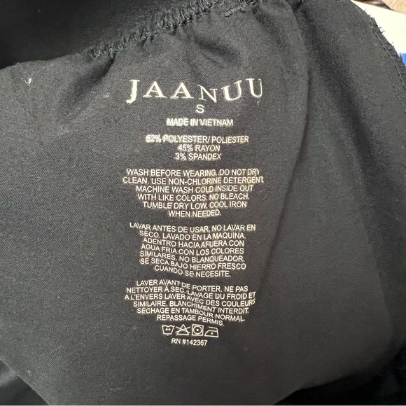 Jaanuu scrub pants size small black pull up - Picture 5 of 6